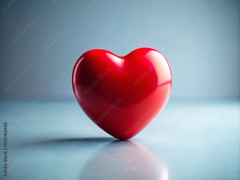 Simple Red Heart Design with Ample Copy Space for Creative Use in Various Projects and Marketing Materials Simple Red Heart Design with Ample Copy Space for Creative Use in Various Projects and Marketing Materials