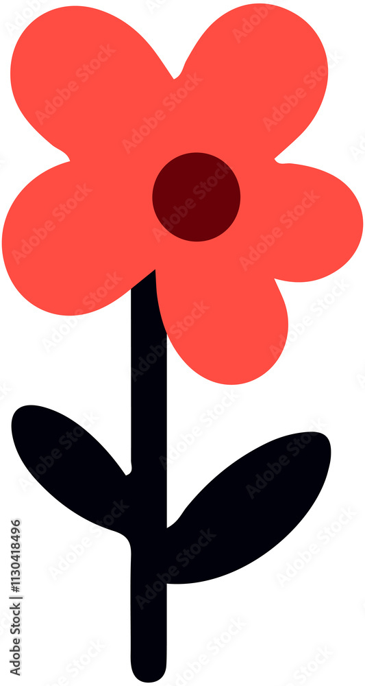 Fototapeta premium Flower icon 