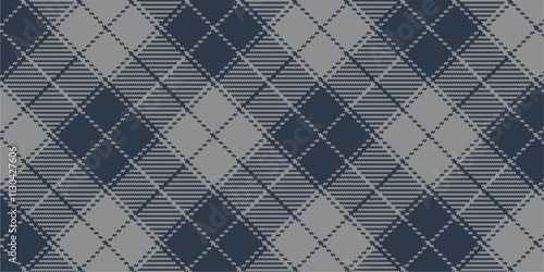 Vector checkered pattern. Tartan, textured seamless twill for flannel shirts, duvet covers, other autumn winter textile mills. Vector Format