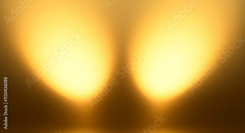 A vibrant golden bokeh effe...