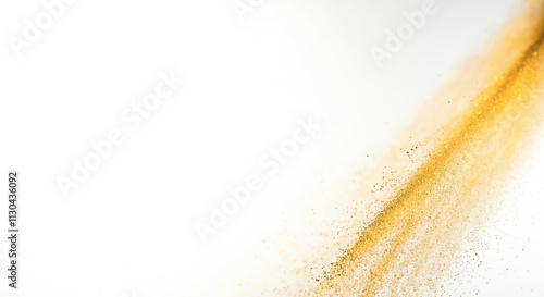 A delicate golden dust effe...