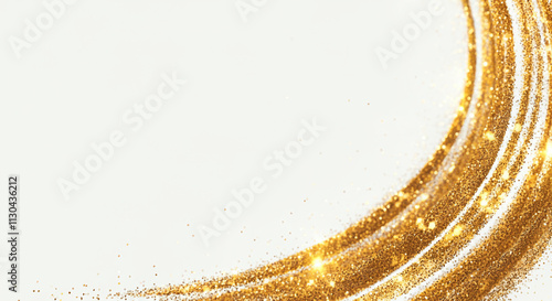 A soft golden shimmer effec...