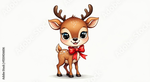 A playful and cute brown re...