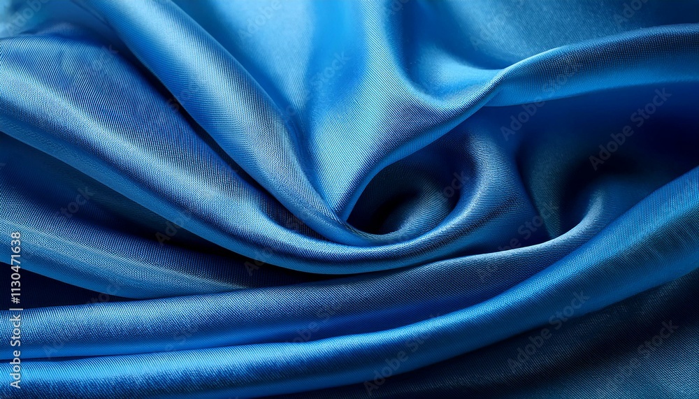 Obraz premium 青色の布のテクスチャ