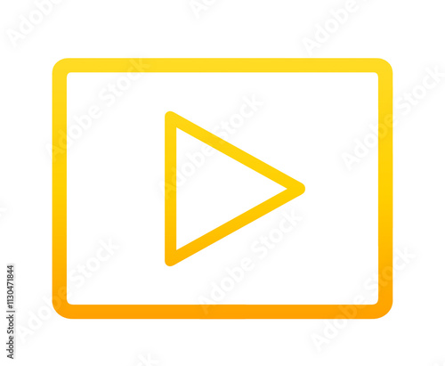 Free Download 黄色のグラデーション｜動画アイコン	 - GFXLoad