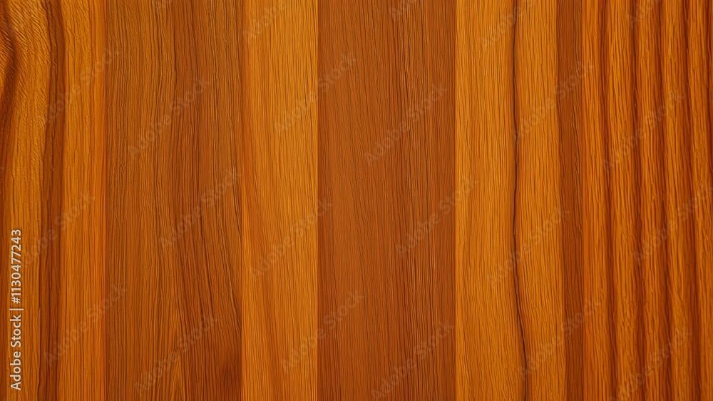 Naklejka premium Oak Wood Texture Close-up, Warm Natural Light, Unique Grain Patterns, High Resolution Background