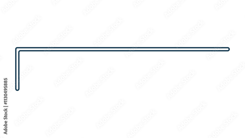 Simple corner png border sticker, transparent background Simple corner png border sticker, transparent background