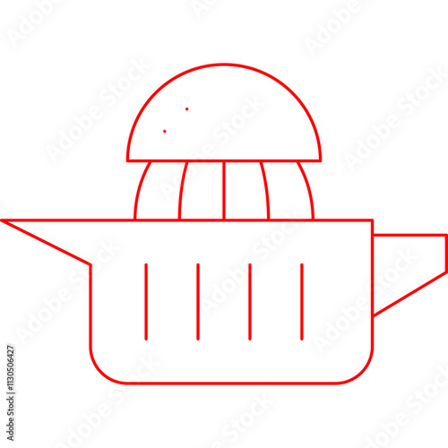 Squeezer icon single vector illustration