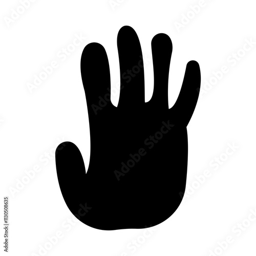 Monkey Footprint glyph icon