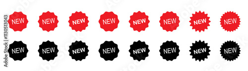New labels. Set of starburst. Price sticker, sale sticker, price tag, starburst, quality mark, retro stars, sale or discount sticker, sunburst badges, sun ray frames, shopping labels