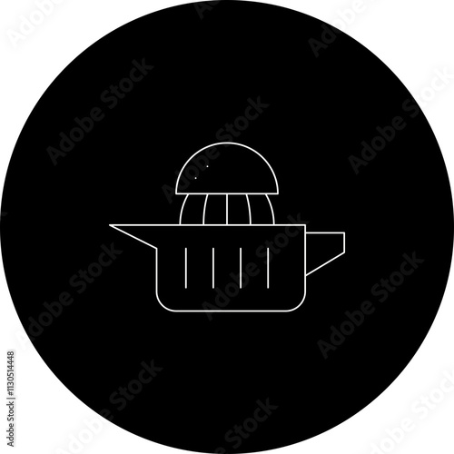 Squeezer icon single vector illustration