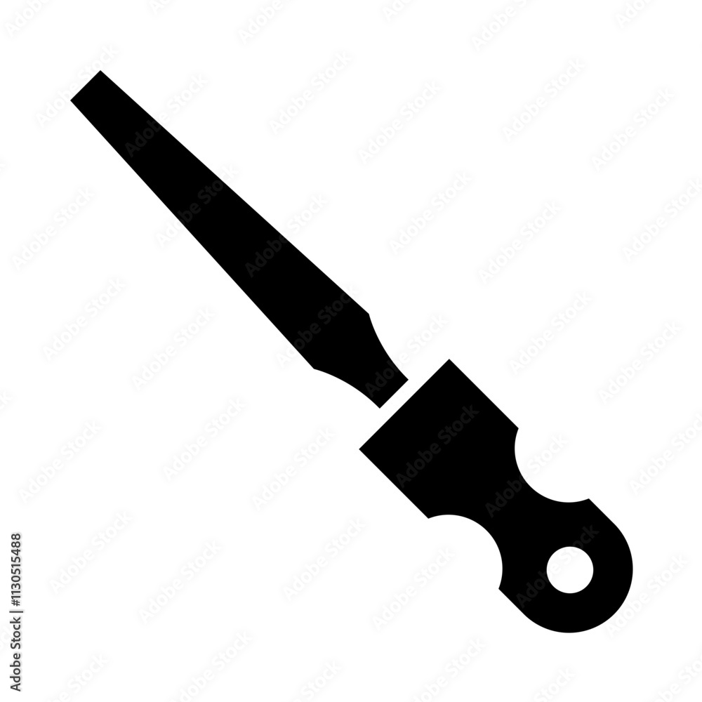 Fototapeta premium Chisel glyph icon