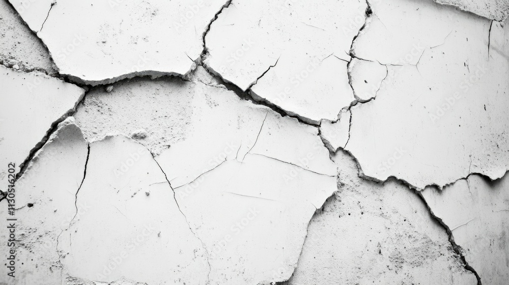 Fototapeta premium Cracked Concrete Wall Texture