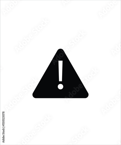 Exclamation danger sign for web and mobile app. attention sign and symbol. Hazard warning attention sign