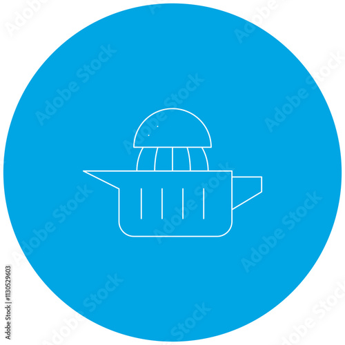Squeezer icon single vector illustration
