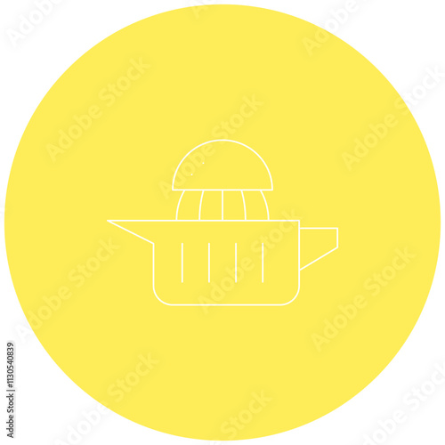 Squeezer icon single vector illustration