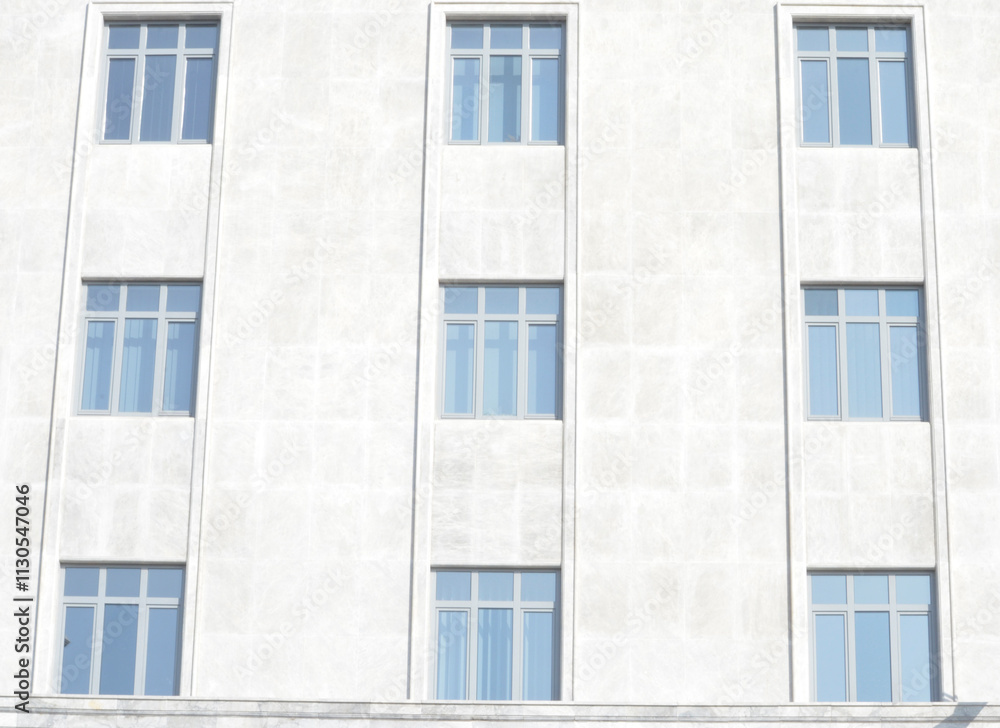 Fototapeta premium Facade of new modern building