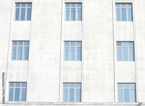 Facade of new modern building