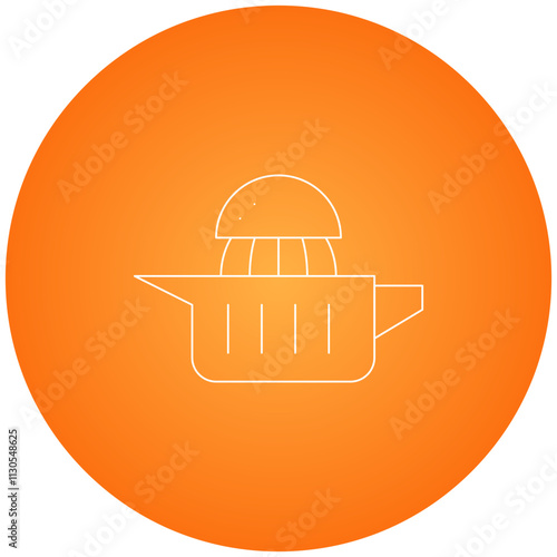 Squeezer icon single vector illustration