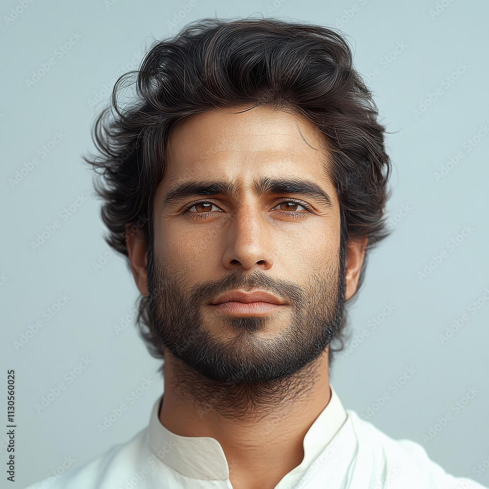 Fototapeta premium young handsome and stylish indian man