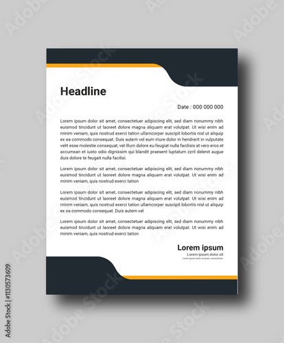 Business style letter head templates for your project design