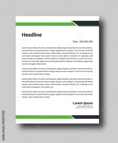 Business style letter head templates for your project design