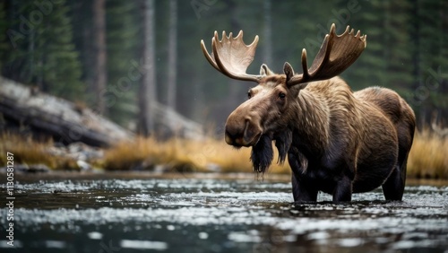 Moose in the Wilderness
