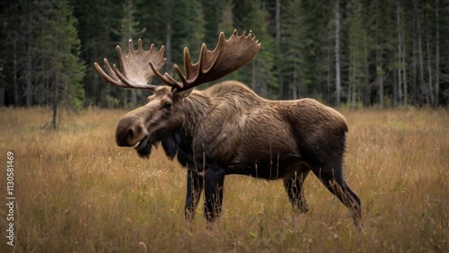 Moose in the Wilderness