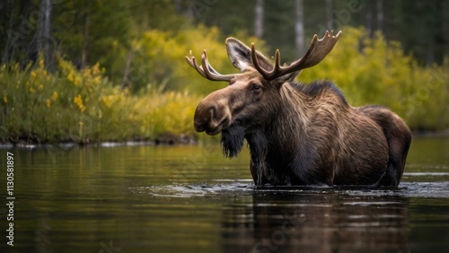 Moose in the Wilderness
