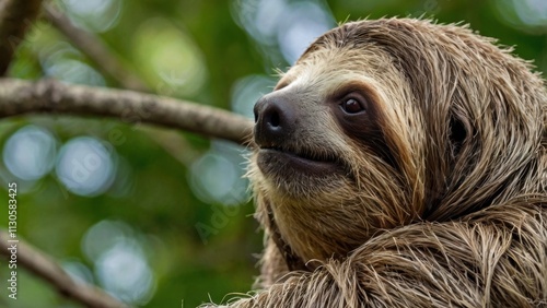 Sloth Hanging Out in the Treetops