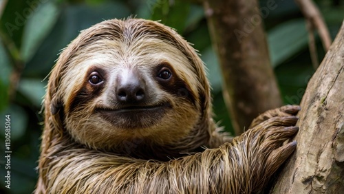 Sloth Hanging Out in the Treetops