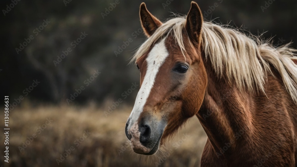Obraz premium Horse in the Wild