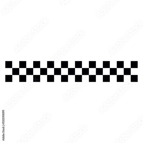 Hood rally racing stripes icon vector. Racing stripes illustration sign. Racing car sticker symbol or logo.