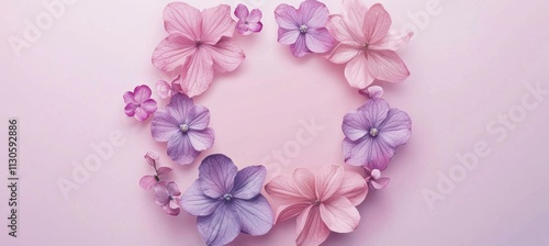 Elegant Floral Mothers Day Greeting Card Template with Soft Watercolor Flowers