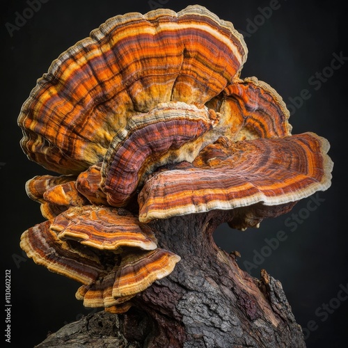 Fungus called Artist's conk or bracket photo