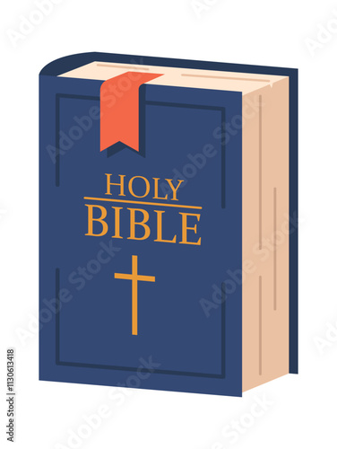Holy bible book vector illustration