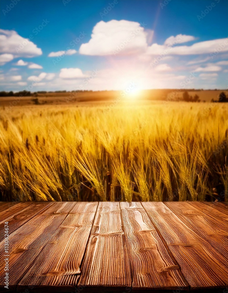 sunset at fields