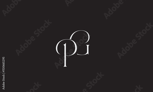 PG, GP, P, G Abstract Letters Logo Monogram