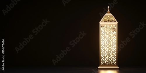 Ornate Lantern in the Dark:...