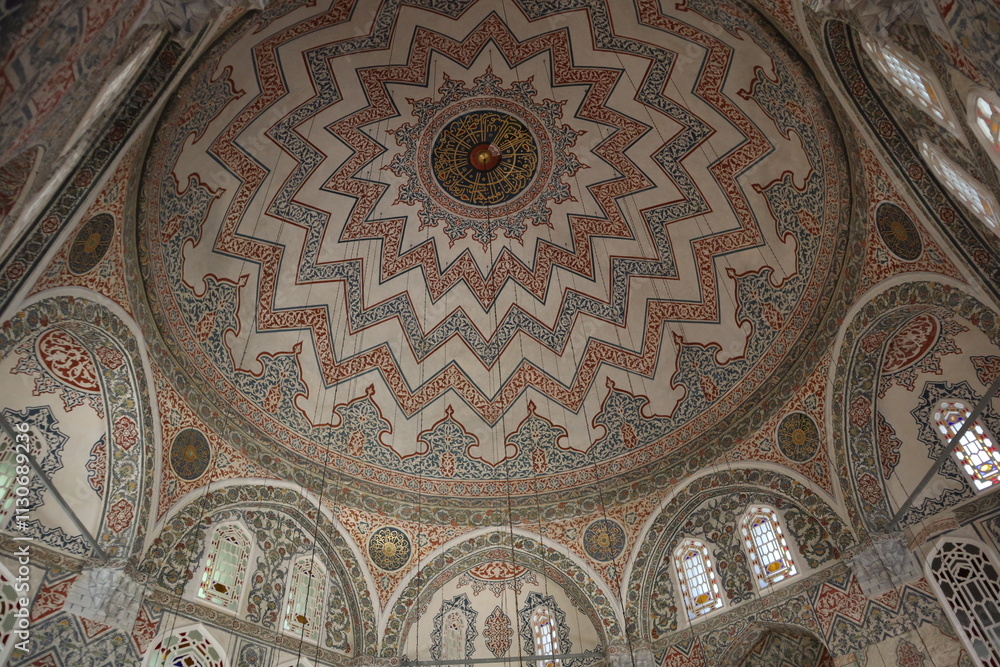 Obraz premium Interior of Sultan Ahmet Tomb. Istanbul, Turkey