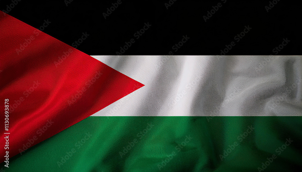 Obraz premium Flag of the Palestine