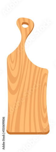 Kitchen cutting board vector illustration