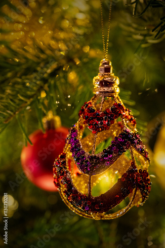 The Manor In Waddesdon Decorated For Christmas With The Theme Of Sleeping Beauty photo