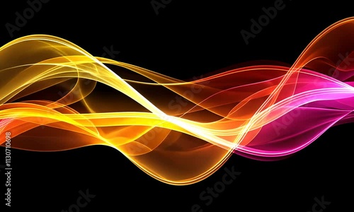 Abstract Colorful Waves: A Symphony of Light and Flow