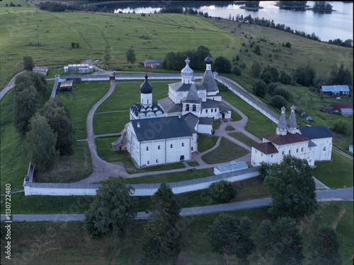 Ferapontov Monastery in the Vologda region in Russia founded in the 14th century photo