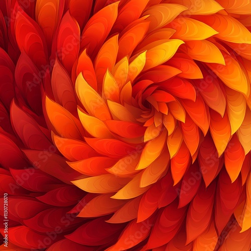 Wallpaper Mural A detailed vector background featuring dragon scales in a gradient of rich, vibrant colors, creating a textured and mythical aesthetic.

 Torontodigital.ca