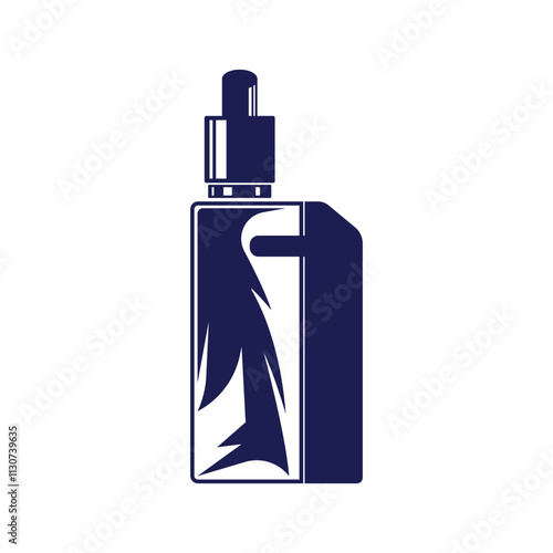 Vape logo design concept vector. Vaping illustration logo