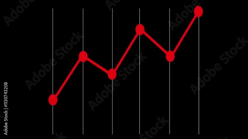 Uptrend And Downtrend Line market chart