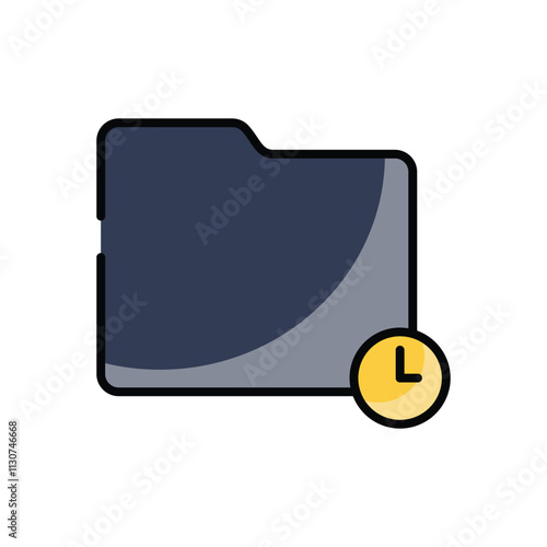 Temp Folder vector icon