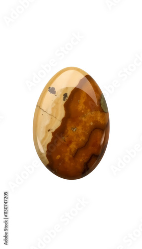 Polished Apache Tears Stone Isolated PNG photo